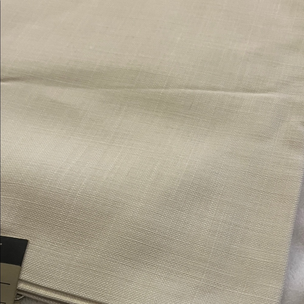 Vintage Montgomery Ward Cream Linen Fabric 7/8 yard